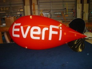 11 feet long advertising blimp